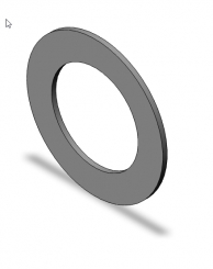 Shim ring 8x14x0,2 DIN988 A2 