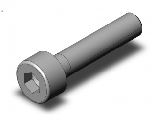 Hexagon socket head screw M3x5 DIN912 r 