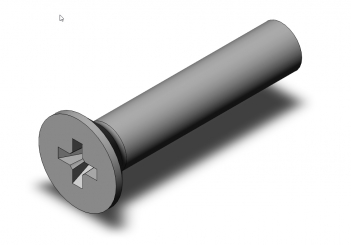 Countersunk screw M4x20 DIN965 r 