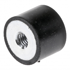 Rubber-bonded metal foot 20 x13,5 20,0x1 