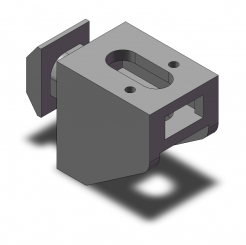 Holding block S, provided with thread 