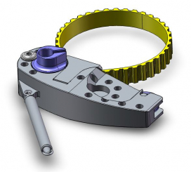 change part rocker L, compl f. unwinder 