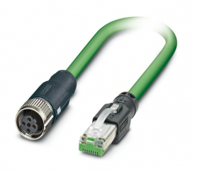 PXC.Cable M12 male 4p 15m X3 Ethernet 