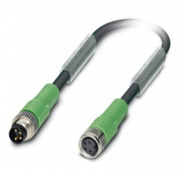 Connection cable 3m 4pol. M8 St A-cod 