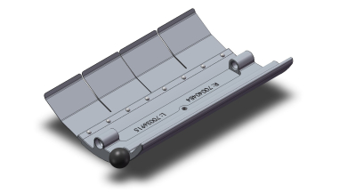 brake plate compl. R16; Teflon-coated 
