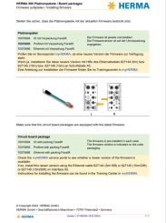 board package Profinet Facelift 